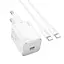 Адаптер сетевой Hoco Mighty single port charger N40 (Type-C to Type-C set) | - миниатюра 1