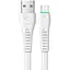 Кабель Mcdodo Flying Fish Series Micro USB Data Cable with LED Light 1,2 м CA-6750 Белый - миниатюра 1