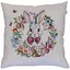 Подушка Прованс Соцветие Зайчонок в веночке гобеленовая 45х45 см (44296) - миниатюра 1