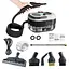 Ручний багатофункціональний пароочисник Steam Cleaner 2500W з набором додаткових насадок 9 в 1 Білий/Чорний - мініатюра 2
