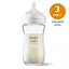 Уценка. Стеклянная бутылка для кормления Philips AVENT Natural Природный поток 240 мл (SCY933/01) - миниатюра 1