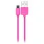 Кабель Micro USB Remax Light RC -06m розовый 1 м - миниатюра 1