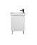 Тумба Мойдодир Catania 55-U з умивальником Dana 55 Білий універсальна Білий - мініатюра 2