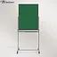 Поворотна дошка ТСО 1000x750 комбі у темному (Білий/Зелений) - мініатюра 5
