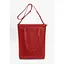 Шкіряний шоппер Nancy червоний - мініатюра 1