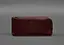 Кожаный портмоне-купюрник на молнии 14.0 бордовый - миниатюра 1