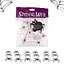 Декор Хэллоуин Светящаяся в темноте 60 г паутина с 30 пауками, белый, IDEA12-HOL32 - миниатюра 1