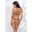 Трусики стринги из стреп KELIS THONG black - Passion Exclusive S/M - миниатюра 4
