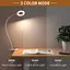 IZELL Book Light, лампа для чтения с пристегивающимся гибким штативом, светодиодные лампы с регулируемой яркостью, крепление - миниатюра 2