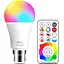 Світлодіодні RGB-лампи Mobri B22 зі зміною кольору з дистанційним керуванням, 75-ватні еквівалентні - мініатюра 1