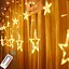 Гірлянда штора LED Technology зорепад 138 led з пультом керування - мініатюра 1