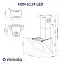 Вытяжка декоративная наклонная Minola HDN 6124 BL LED - миниатюра 12
