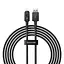 Кабель Baseus Unbreakable Series Fast Charging Data Cable USB to iP 2.4A 2m Cluster Black - мініатюра 1