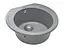 Кухонная мойка гранитная Miraggio Tuluza gray 520x483x204 00210206, Серый - миниатюра 2