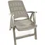 Стілець садовий пластиковий складний Bica Carmen сіро-бежевий - мініатюра 2