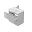Тумба для ванної кімнати Cersanit CET В03 з умивальником Moduo Slim 50 см Сірий UN509-041 30412 - мініатюра 2
