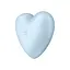 Вакуумний стимулятор клітора з вібрацією Satisfyer Cutie Heart блакитний - мініатюра 7