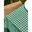 Скатертина в клітинку для столу Зефір 340х150 см Зелена - мініатюра 8