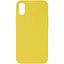 Чехол Epik Silicone Case Full Protective AA NO LOGO для Apple iPhone X/XS 5.8 Желтый/Yellow - миниатюра 1