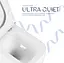 Унитаз подвесной Qtap Gemini Ultra Quiet, с сиденьем Slim Duroplast / Soft-close / Quick Release QTTAU26W49119 - миниатюра 4