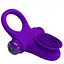 Виброкольцо Pretty Love Vibrant Penis Ring II 8.6 см фиолетовый - миниатюра 4