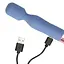 Вібратор Loveline Mini Wand 14.3 см синій - мініатюра 4