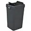 Мусорное ведро Motek на 40 л с поворотной крышкой 35х28х59 см Антрацит (COB-412)  - миниатюра 2