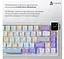 Клавиатура игровая механическая беспроводная Ajazz AK-650WP White-Purple RGB Flying Fish Switch Hot-Swap 2.4G/Bluetooth/USB - миниатюра 15