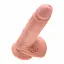 Фаллоимитатор King Cock 7 Inch With Balls 19.4 см телесный - миниатюра 2