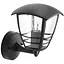 Вуличний настінний світильник Philips Creek wall lantern black 1x60W ІР44 без лампи чорний (915002789502) - мініатюра 1