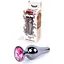 Анальна пробка Boss Of Toys Boss Series - Jewellery Dark Silver Butt Plug Pink, BS6400053, Срібний / Яскраво-рожевий - мініатюра 7