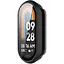 Чехол-накладка DK для Xiaomi Mi Smart Band 9 Пластик Gloss Glass Full Cover (black) - миниатюра 3