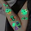Набор детских временных татуировок Halloween glow kids-tatto-halloween-glow-set-1 - миниатюра 4