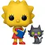Набір фігурок Funko Pop! серії Сімпсони S11 - Ліса й маленький помічник Cанти (86409) - мініатюра 1