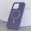 Шкіряний чохол Epik Bonbon Leather Metal Style with MagSafe для Apple iPhone 13 Pro Max 6.7 Сірий/Lavender - мініатюра 3