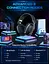 Беспроводные игровые Bluetooth наушники Onikuma B2 Геймерская гарнитура с микрофоном Чёрный - миниатюра 6