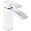 Смеситель для раковины Qtap Swan Cascada, Chrome/White (k35) QTSWA270CRW45568 - миниатюра 1