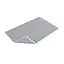 Рушник для ніг Lotus Home - Ruta grey сiрий 50x80 - мініатюра 1
