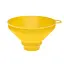 Воронка (лейка) Ø 15,5 см пластиковая с широким горлом на банку, Kitchette Желтый 84035 - миниатюра 5