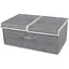 Короб складний Handy Home, з двома кришками, 50x30x20 см, сірий (ASH-05) - мініатюра 1