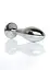 Анальна пробка Jewellery Silver Plug Clear M 9.2 см (рожевий) - мініатюра 6