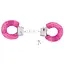 Наручники з хутром Crushious рожеві - мініатюра 1