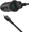 Набір зарядний автоадаптер Hoco Z39 + кабель Micro USB 2 спідниці QC3.0 18вт чорні - мініатюра 2