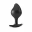 Анальна пробка Mystim Buttplug Rocking Force Vibe 9.5 см (чорний) - мініатюра 1
