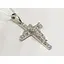 Золотой крестик Империя золота Распятие Христа с фианитами. КР298БИ - миниатюра 3