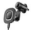 Автотримач для телефона HOCO HW30 Crown magnetic wireless charging car holder (air outlet) Black Metal Gray - мініатюра 1