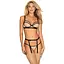 Комплект білизни Obsessive Nudelia L/XL тілесний - мініатюра 1