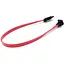 Кабель Sata Red 30 см ExtraDigital угловой разъем (KBV1742) - миниатюра 1