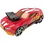 Гоночный автомобиль-гараж Hot Wheels 2 в 1 красный (HWCC15R) - миниатюра 1