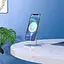 Заряджання бездротове металеве HOCO CW32 Happiness magnetic desktop wireless charger 15W біле - мініатюра 7